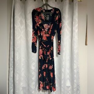 NWT - Forever 21 Floral Wrap Dress